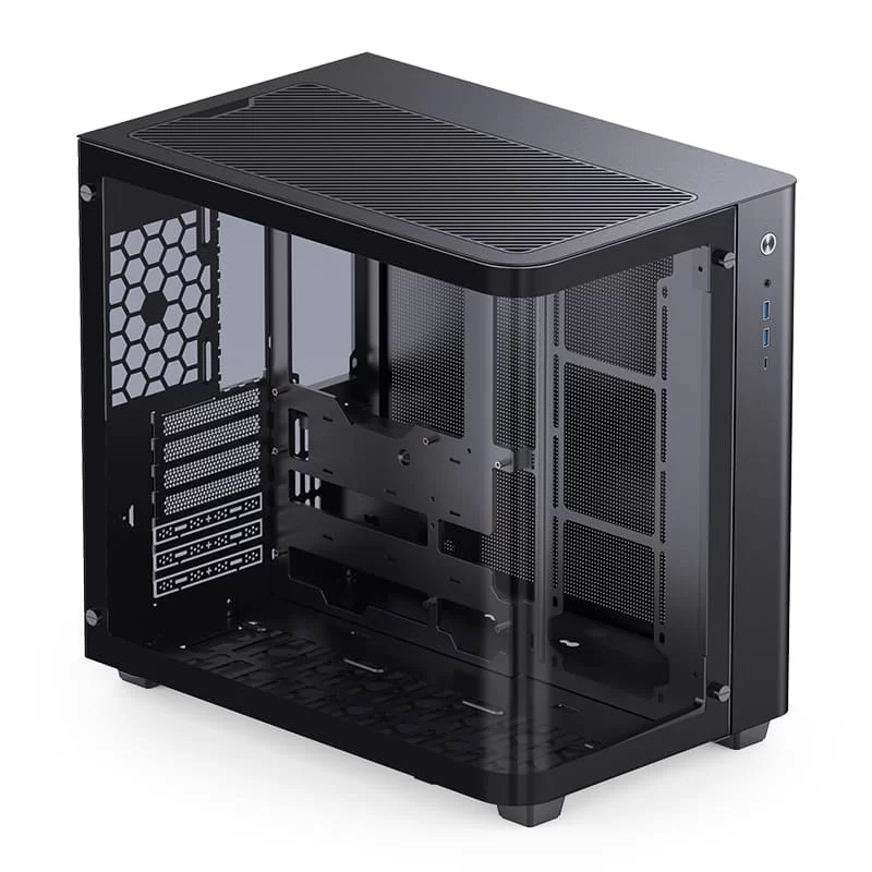 Jonsbo TK-3 Black One-piece Curved Glass Mid-Tower Case - Support BTF MB, Dual 360 AIO 13 Jonsbo TK-3 Black One-piece Curved Glass Mid-Tower Case - Support BTF MB, Dual 360 AIO - Ảnh 13