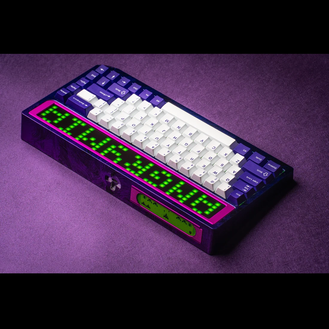 ANGRY MIAO AM 65 RGB Keyboard - Base Kit - Cloud White - 65%, Leaf Spring Mounting, 3 modes, 10000mAh battery, DIY LED Screen 4 ANGRY MIAO AM 65 RGB Keyboard - Base Kit - Cloud White - 65%, Leaf Spring Mounting, 3 modes, 10000mAh battery, DIY LED Screen - Ảnh 4
