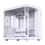 Jonsbo TK-3 White One-piece Curved Glass Mid-Tower Case - Support BTF MB, Dual 360 AIO