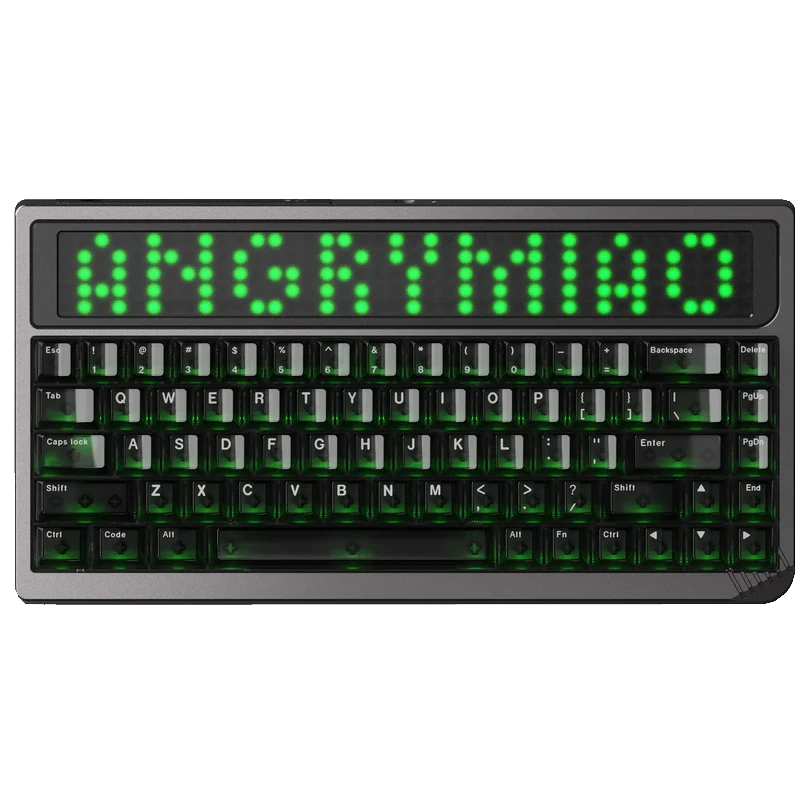 ANGRY MIAO AM 65 RGB Keyboard - Base Kit - Cloud White - 65%, Leaf Spring Mounting, 3 modes, 10000mAh battery, DIY LED Screen 6 ANGRY MIAO AM 65 RGB Keyboard - Base Kit - Cloud White - 65%, Leaf Spring Mounting, 3 modes, 10000mAh battery, DIY LED Screen - Ảnh 6