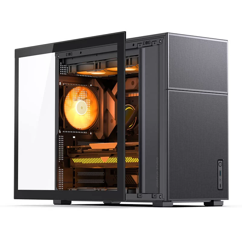 Jonsbo D41 STD SCREEN Black ATX Mid Tower Case - Sub HD-LCD Display,Support GPU RTX 4090 + 360 AIO + ATX Power 6 Jonsbo D41 STD SCREEN Black ATX Mid Tower Case - Sub HD-LCD Display,Support GPU RTX 4090 + 360 AIO + ATX Power - Ảnh 6