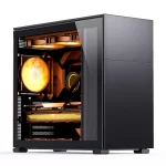 Jonsbo D41 STD Black ATX Mid Tower Case - Support GPU RTX 4090 + 360 AIO + ATX Power