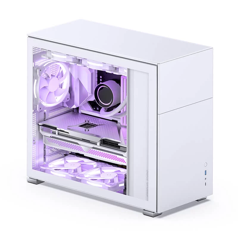 Jonsbo D41 STD White ATX Mid Tower Case - Support GPU RTX 4090 + 360 AIO + ATX Power 3 Jonsbo D41 STD White ATX Mid Tower Case - Support GPU RTX 4090 + 360 AIO + ATX Power - Ảnh 3