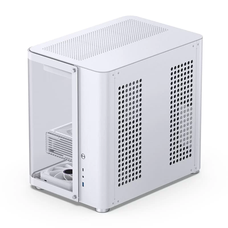 Jonsbo TK-2 White Mid Tower Case - Hyperboloid Glass Design, Mid-Tower, Support BTF MB + 360 AIO 2 Jonsbo TK-2 White Mid Tower Case - Hyperboloid Glass Design, Mid-Tower, Support BTF MB + 360 AIO - Ảnh 2