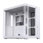 Jonsbo TK-2 White Mid Tower Case - Hyperboloid Glass Design, Mid-Tower, Support BTF MB + 360 AIO
