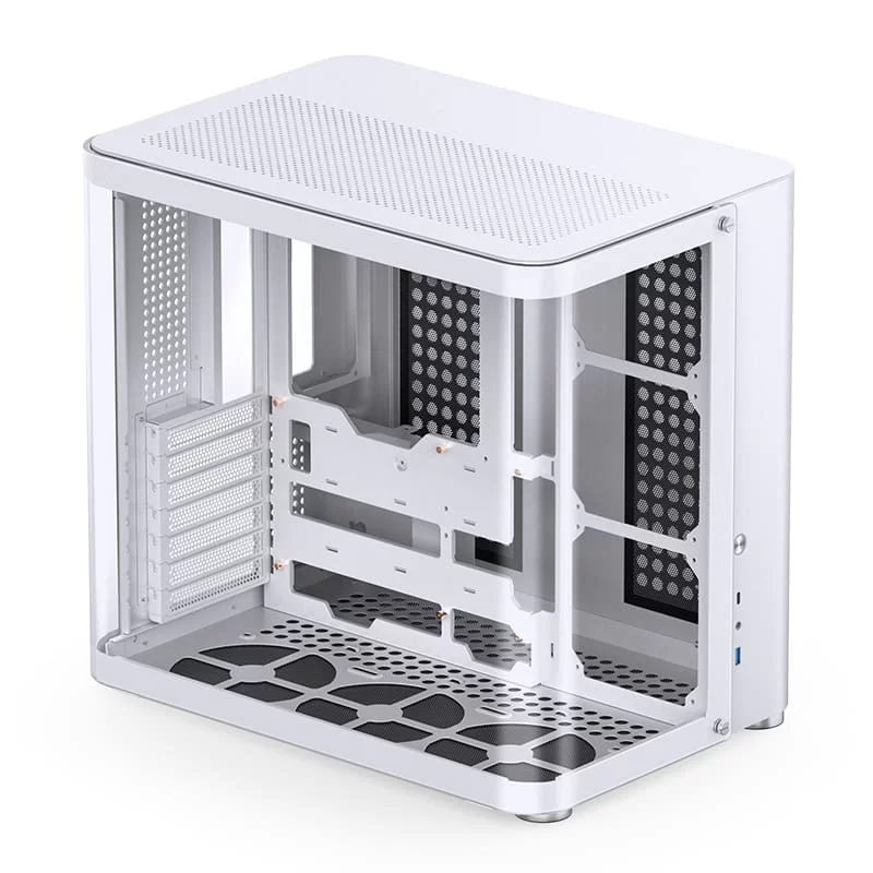 Jonsbo TK-2 White Mid Tower Case - Hyperboloid Glass Design, Mid-Tower, Support BTF MB + 360 AIO 9 Jonsbo TK-2 White Mid Tower Case - Hyperboloid Glass Design, Mid-Tower, Support BTF MB + 360 AIO - Ảnh 9