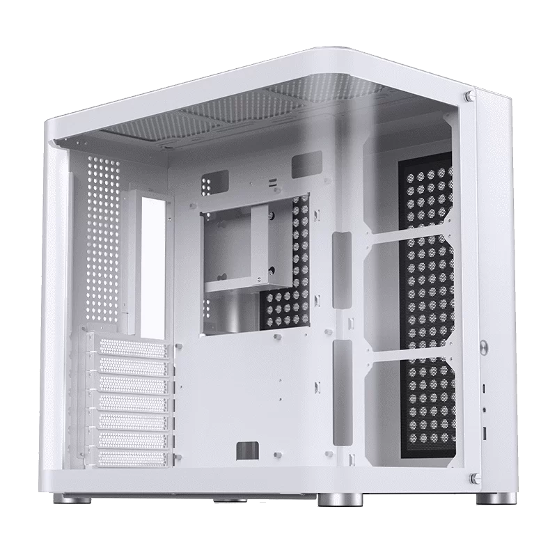 Jonsbo TK-2 White Mid Tower Case - Hyperboloid Glass Design, Mid-Tower, Support BTF MB + 360 AIO 1 Jonsbo TK-2 White Mid Tower Case - Hyperboloid Glass Design, Mid-Tower, Support BTF MB + 360 AIO