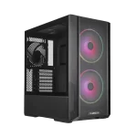 Lian Li LANCOOL 216 RGB Black Case - Mesh, 2x160mm ARGB fans front, 1x140mm PWM fan rear