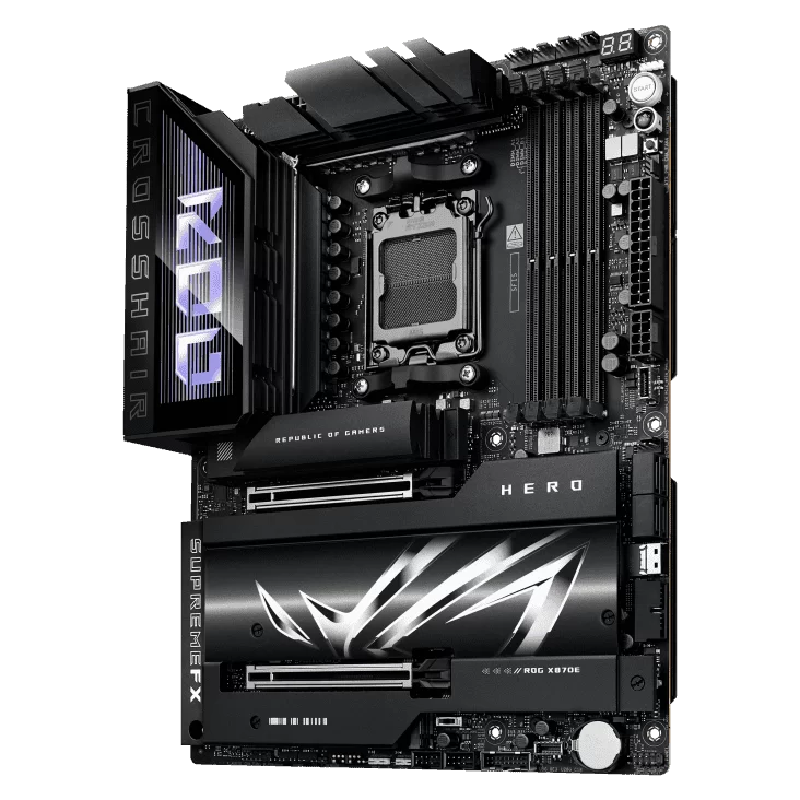 ASUS ROG CROSSHAIR X870E HERO Mainboard 2 ASUS ROG CROSSHAIR X870E HERO Mainboard - Ảnh 2