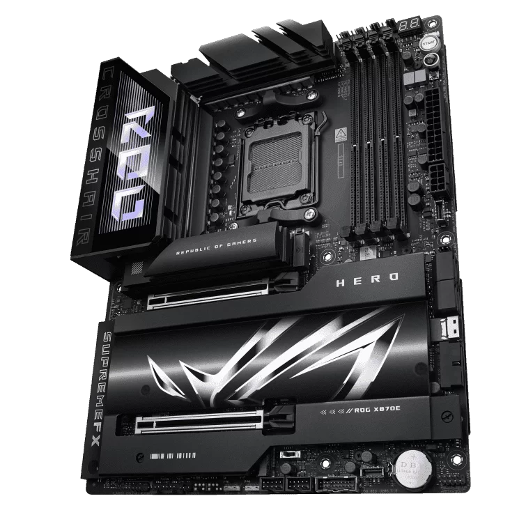 ASUS ROG CROSSHAIR X870E HERO Mainboard 4 ASUS ROG CROSSHAIR X870E HERO Mainboard - Ảnh 4