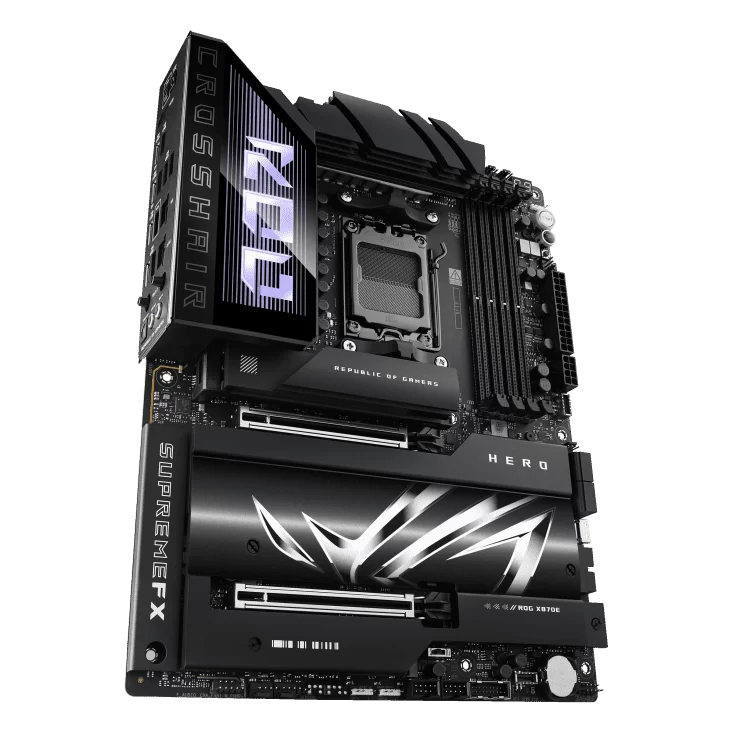 ASUS ROG CROSSHAIR X870E HERO Mainboard 5 ASUS ROG CROSSHAIR X870E HERO Mainboard - Ảnh 5