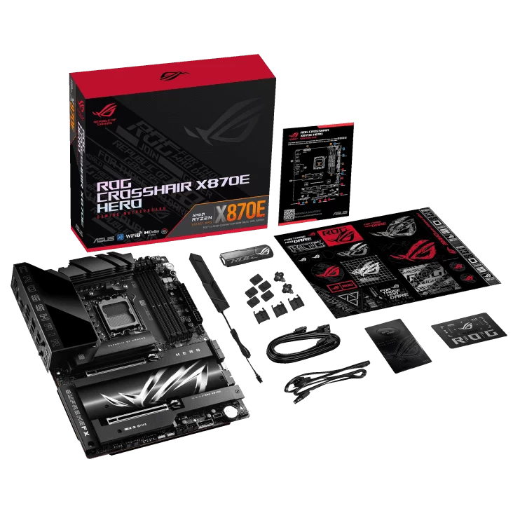 ASUS ROG CROSSHAIR X870E HERO Mainboard 7 ASUS ROG CROSSHAIR X870E HERO Mainboard - Ảnh 7