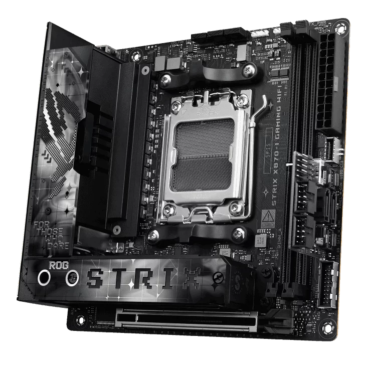 ASUS ROG STRIX X870-I GAMING WIFI - iTX Mainboard 2 ASUS ROG STRIX X870-I GAMING WIFI - iTX Mainboard - Ảnh 2