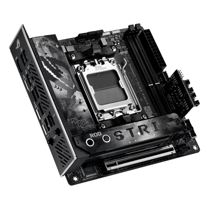 ASUS ROG STRIX X870-I GAMING WIFI - iTX Mainboard 3 ASUS ROG STRIX X870-I GAMING WIFI - iTX Mainboard - Ảnh 3