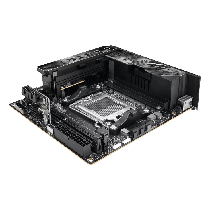 ASUS ROG STRIX X870-I GAMING WIFI - iTX Mainboard 5 ASUS ROG STRIX X870-I GAMING WIFI - iTX Mainboard - Ảnh 5