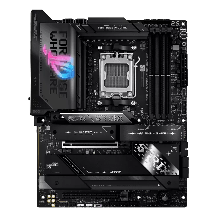 ASUS ROG STRIX X870E-E GAMING WIFI Mainboard 1 ASUS ROG STRIX X870E-E GAMING WIFI Mainboard