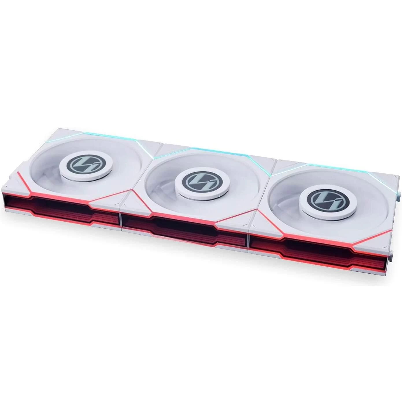 Lian Li UNI FAN TL LCD 120 Reverse Blade Triple White Fan (12RTLLCD3W) - 3x 120mm fans, 1x UNI FAN Controller Cable (P-7P) 2 Lian Li UNI FAN TL LCD 120 Reverse Blade Triple White Fan (12RTLLCD3W) - 3x 120mm fans, 1x UNI FAN Controller Cable (P-7P) - Ảnh 2