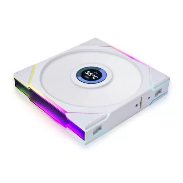 Lian Li UNI FAN TL LCD 140 Single White Fan (14TLLCD1W) - 1x 140mm fans 3 Lian Li UNI FAN TL LCD 140 Single White Fan (14TLLCD1W) - 1x 140mm fans - Ảnh 3