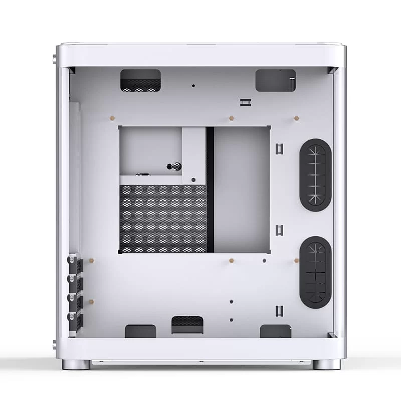Jonsbo TK-1 White Micro ATX Mini Tower Case - Hyperboloid Glass Design, Support ATX power + 240 AIO 12 Jonsbo TK-1 White Micro ATX Mini Tower Case - Hyperboloid Glass Design, Support ATX power + 240 AIO - Ảnh 12