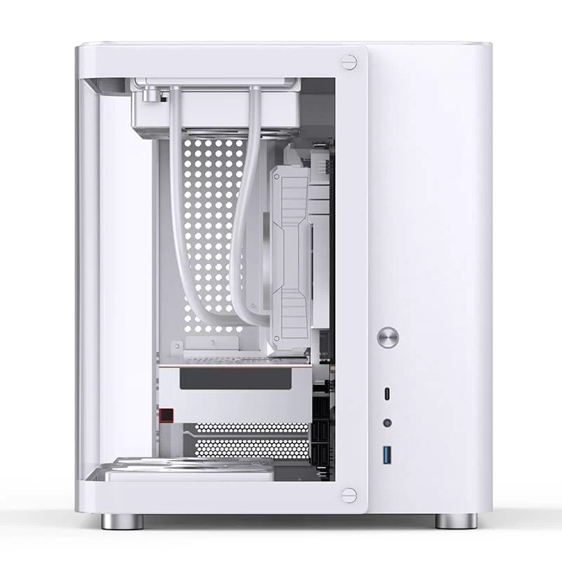 Jonsbo TK-1 White Micro ATX Mini Tower Case - Hyperboloid Glass Design, Support ATX power + 240 AIO 15 Jonsbo TK-1 White Micro ATX Mini Tower Case - Hyperboloid Glass Design, Support ATX power + 240 AIO - Ảnh 15