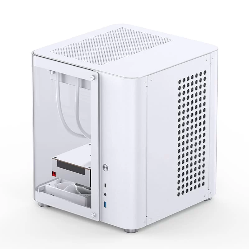 Jonsbo TK-1 White Micro ATX Mini Tower Case - Hyperboloid Glass Design, Support ATX power + 240 AIO 26 Jonsbo TK-1 White Micro ATX Mini Tower Case - Hyperboloid Glass Design, Support ATX power + 240 AIO - Ảnh 26