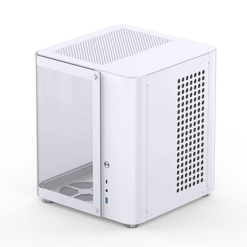 Jonsbo TK-1 White Micro ATX Mini Tower Case - Hyperboloid Glass Design, Support ATX power + 240 AIO 8 Jonsbo TK-1 White Micro ATX Mini Tower Case - Hyperboloid Glass Design, Support ATX power + 240 AIO - Ảnh 8