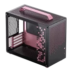 Jonsbo Z20 Black Pink Mini Case - Micro-ATX, Detachable Carrying handle, support 240 AIO
