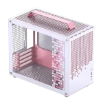 Jonsbo Z20 White Pink Mini Case - Micro-ATX, Detachable Carrying handle, support 240 AIO