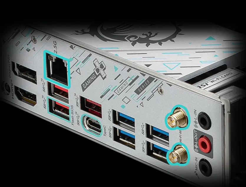 msi b650m gaming plus wifi network