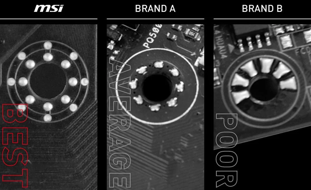 msi motherboard double esd protection