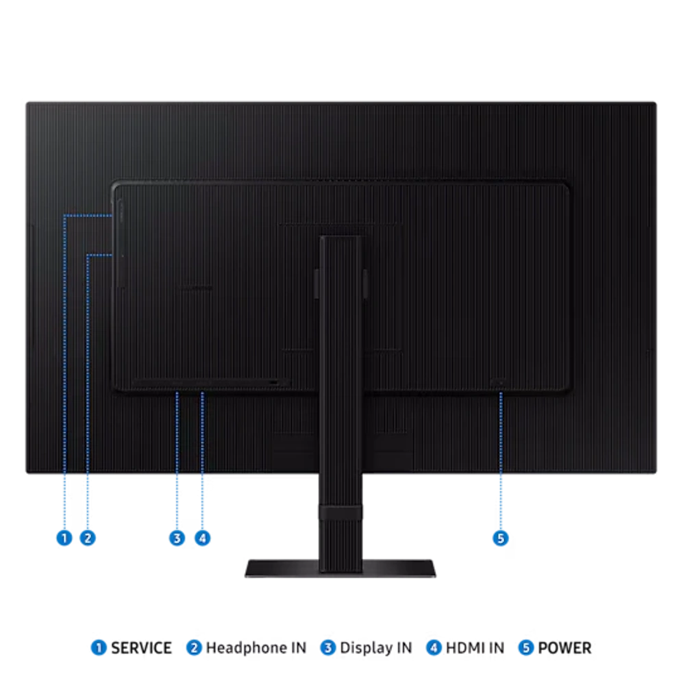 Samsung ViewFinity S7 S70D LS27D700EAEXXV HDR Monitor - 27 inch, IPS, 60Hz, 5ms, UHD 4K (3840 x 2160), HDR10 12 Samsung ViewFinity S7 S70D LS27D700EAEXXV HDR Monitor - 27 inch, IPS, 60Hz, 5ms, UHD 4K (3840 x 2160), HDR10 - Ảnh 12