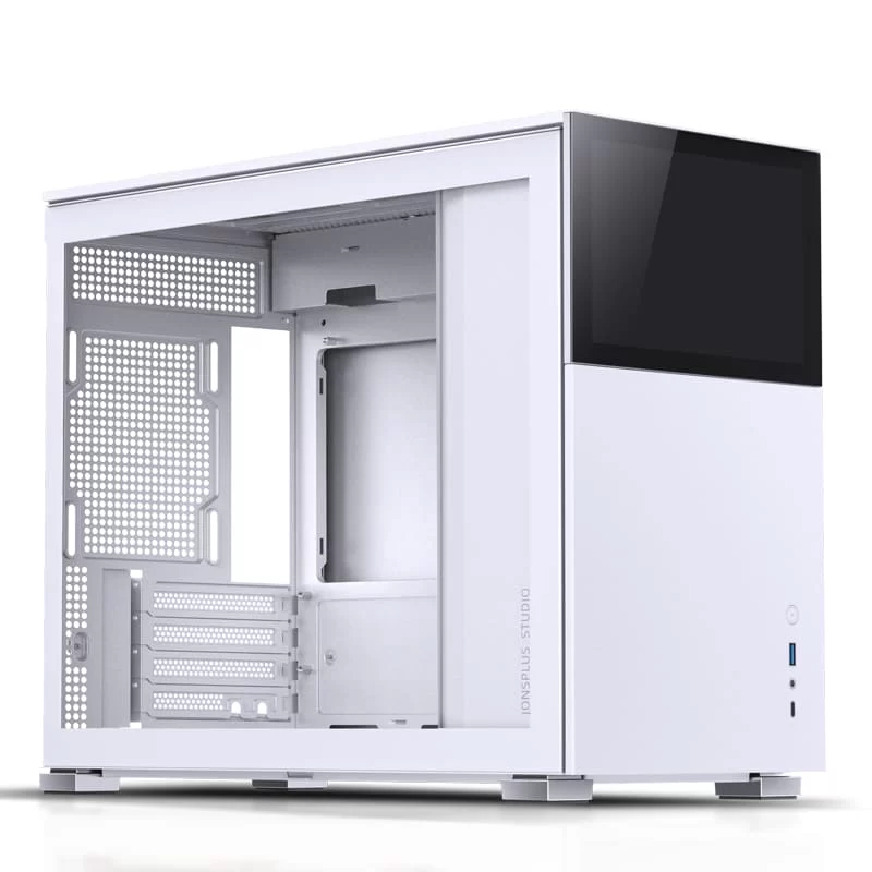 Jonsbo D31 STD SCREEN White M-ATX Case - Sub HD-LCD Display 2 Jonsbo D31 STD SCREEN White M-ATX Case - Sub HD-LCD Display - Ảnh 2