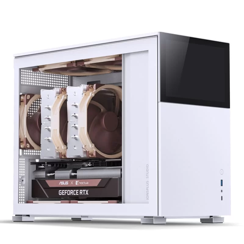 Jonsbo D31 STD SCREEN White M-ATX Case - Sub HD-LCD Display 7 Jonsbo D31 STD SCREEN White M-ATX Case - Sub HD-LCD Display - Ảnh 7