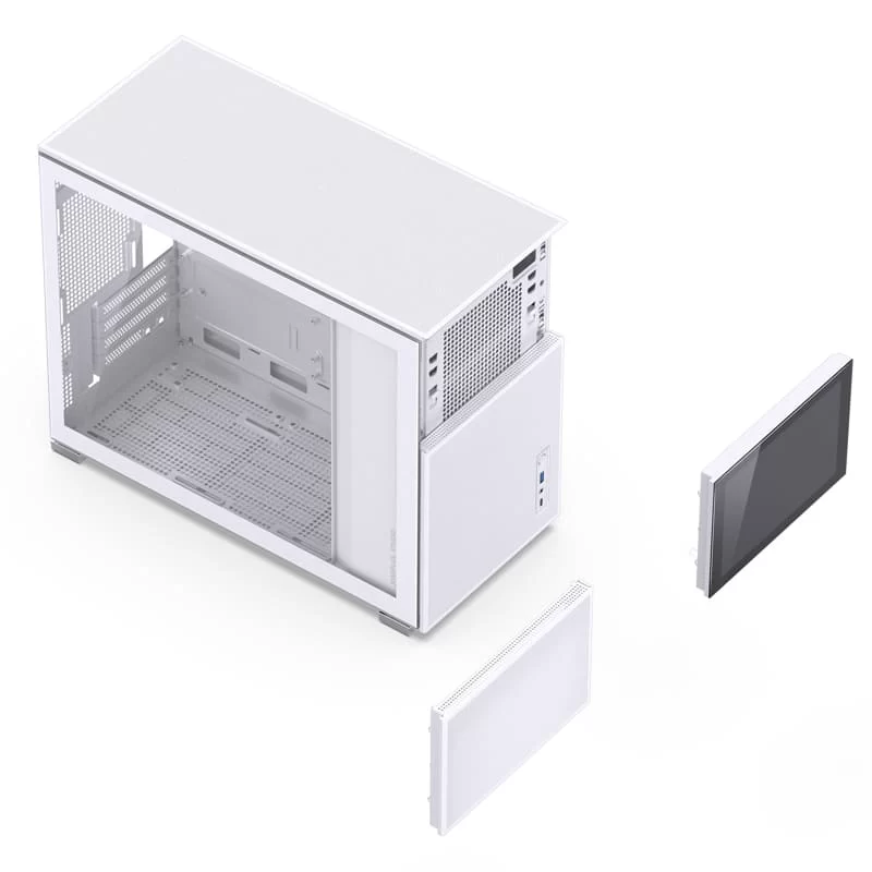 Jonsbo D31 MESH SCREEN White M-ATX Case - Sub HD-LCD Display 9 Jonsbo D31 MESH SCREEN White M-ATX Case - Sub HD-LCD Display - Ảnh 9