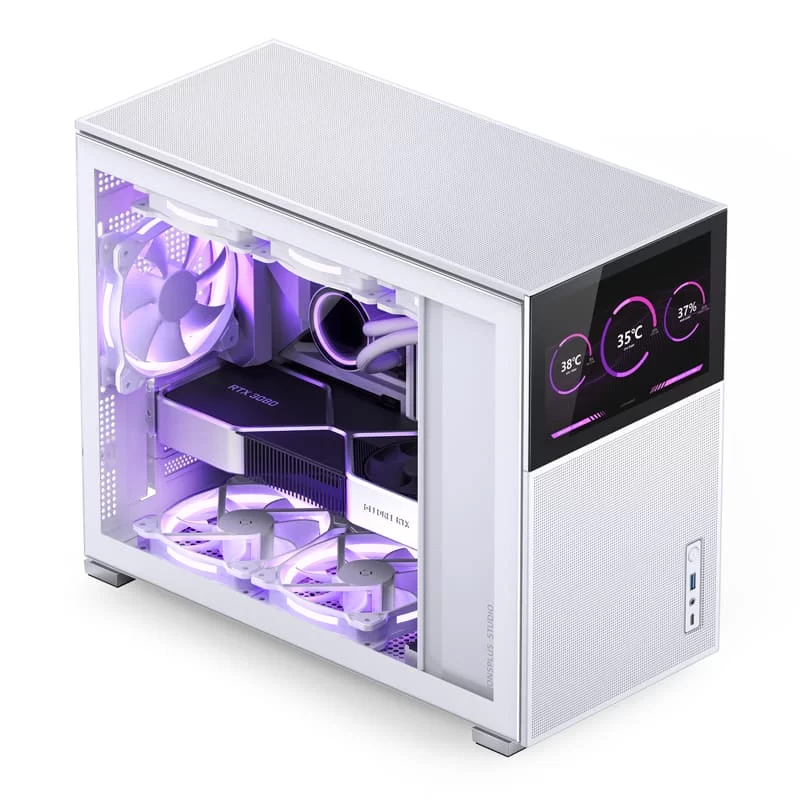 Jonsbo D31 MESH SCREEN White M-ATX Case - Sub HD-LCD Display 11 Jonsbo D31 MESH SCREEN White M-ATX Case - Sub HD-LCD Display - Ảnh 11