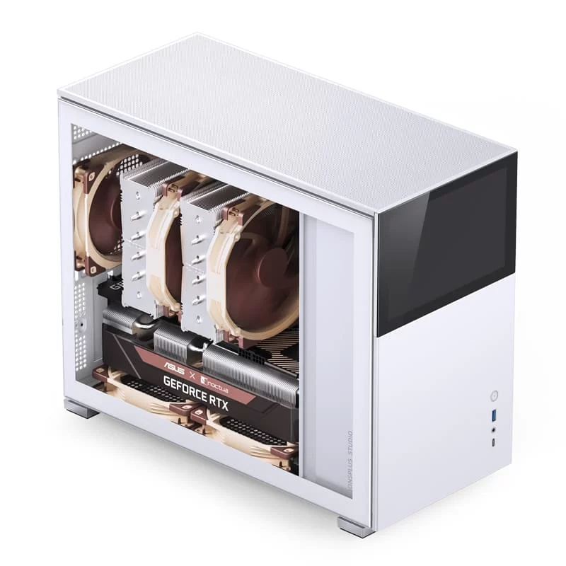 Jonsbo D31 STD SCREEN White M-ATX Case - Sub HD-LCD Display 12 Jonsbo D31 STD SCREEN White M-ATX Case - Sub HD-LCD Display - Ảnh 12