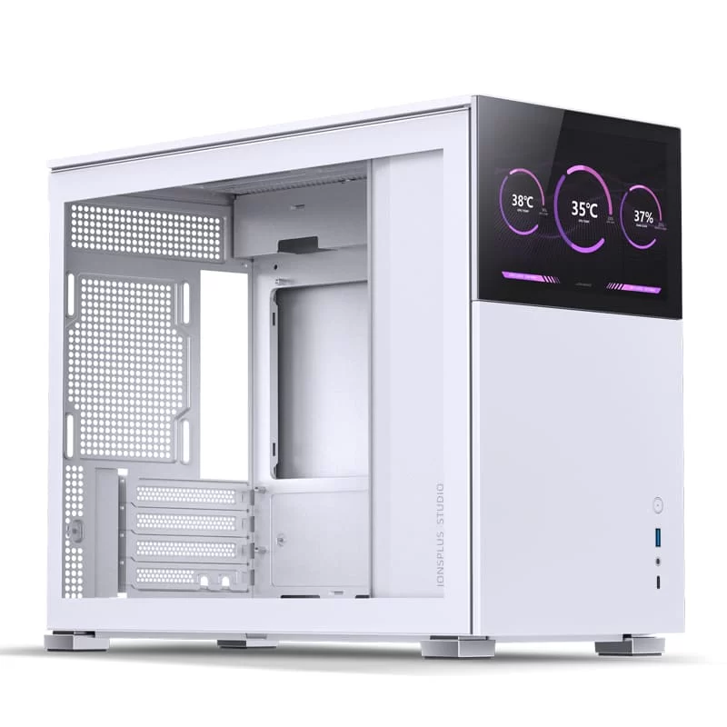 Jonsbo D31 STD SCREEN White M-ATX Case - Sub HD-LCD Display 13 Jonsbo D31 STD SCREEN White M-ATX Case - Sub HD-LCD Display - Ảnh 13