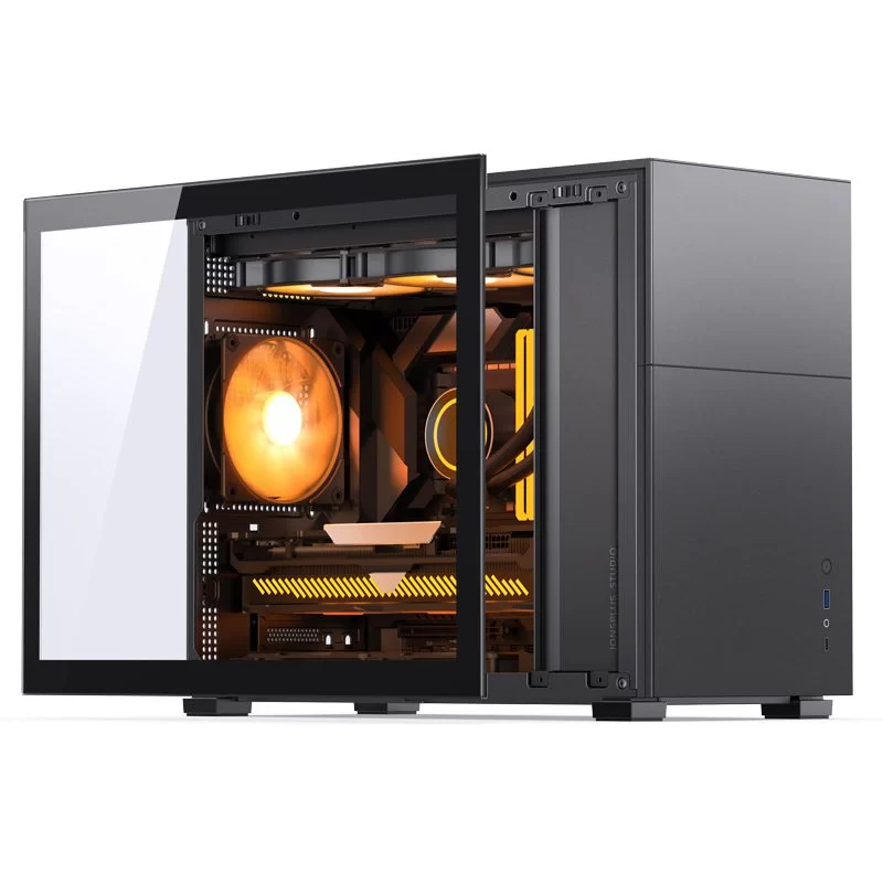 Jonsbo D31 STD SCREEN Black M-ATX Case - Sub HD-LCD Display 6 Jonsbo D31 STD SCREEN Black M-ATX Case - Sub HD-LCD Display - Ảnh 6