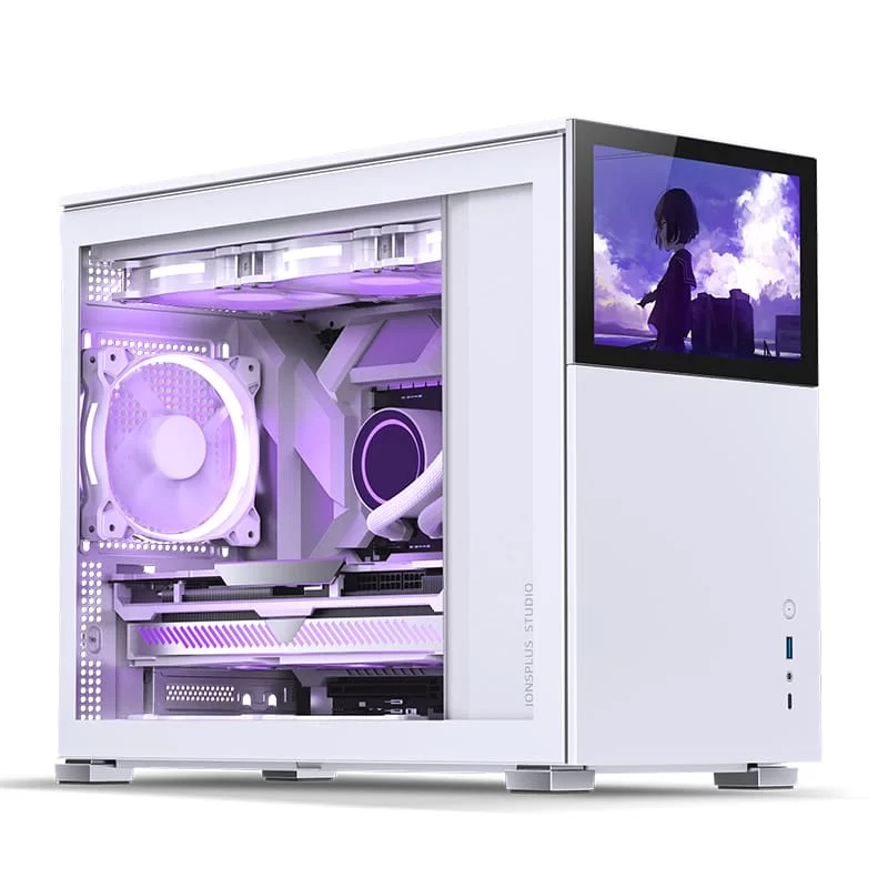 Jonsbo D31 STD SCREEN White M-ATX Case - Sub HD-LCD Display 14 Jonsbo D31 STD SCREEN White M-ATX Case - Sub HD-LCD Display - Ảnh 14