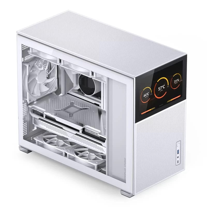 Jonsbo D31 MESH SCREEN White M-ATX Case - Sub HD-LCD Display 18 Jonsbo D31 MESH SCREEN White M-ATX Case - Sub HD-LCD Display - Ảnh 18