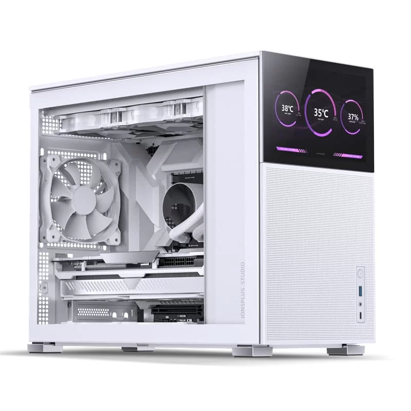 Jonsbo D31 MESH SCREEN White M-ATX Case - Sub HD-LCD Display 20 Jonsbo D31 MESH SCREEN White M-ATX Case - Sub HD-LCD Display - Ảnh 20
