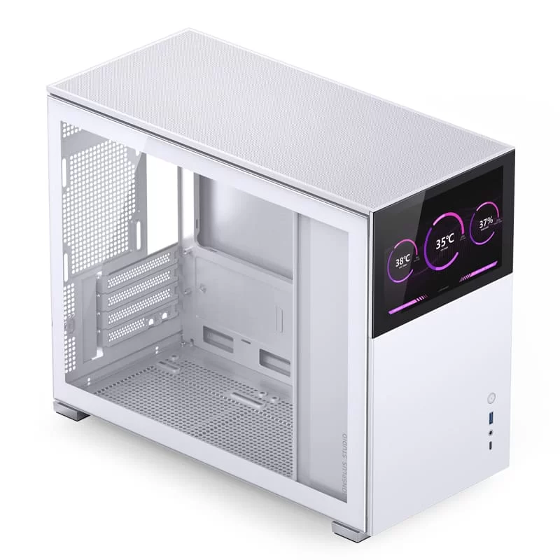 Jonsbo D31 STD SCREEN White M-ATX Case - Sub HD-LCD Display 19 Jonsbo D31 STD SCREEN White M-ATX Case - Sub HD-LCD Display - Ảnh 19
