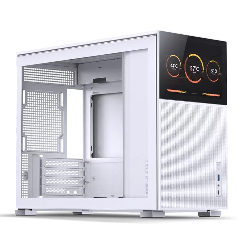 Jonsbo D31 MESH SCREEN White M-ATX Case - Sub HD-LCD Display 23 Jonsbo D31 MESH SCREEN White M-ATX Case - Sub HD-LCD Display - Ảnh 23