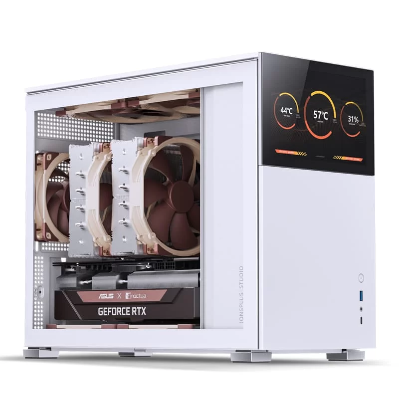 Jonsbo D31 STD SCREEN White M-ATX Case - Sub HD-LCD Display 20 Jonsbo D31 STD SCREEN White M-ATX Case - Sub HD-LCD Display - Ảnh 20