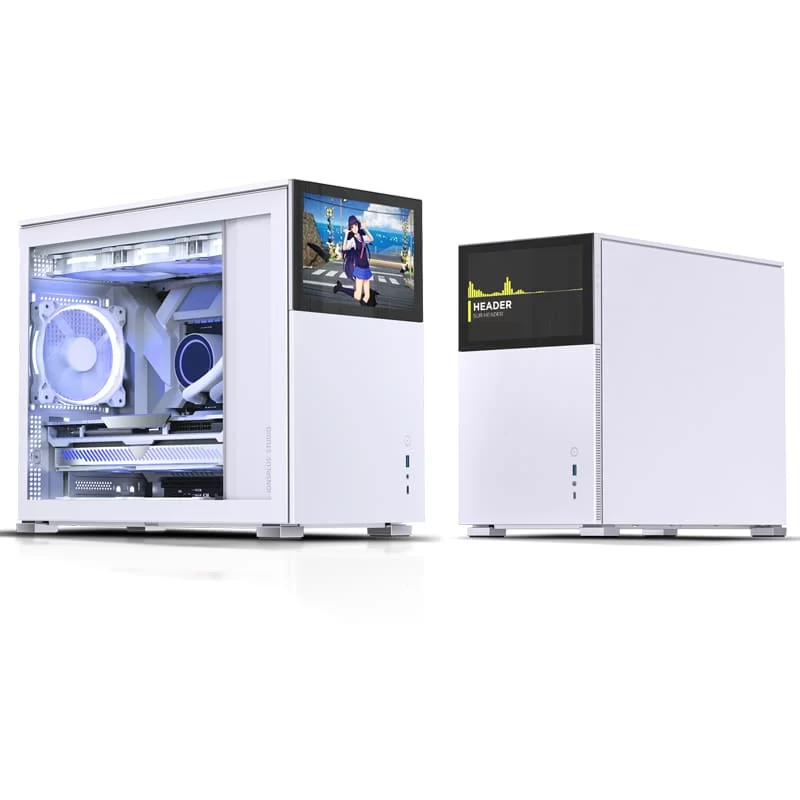 Jonsbo D31 STD SCREEN White M-ATX Case - Sub HD-LCD Display 21 Jonsbo D31 STD SCREEN White M-ATX Case - Sub HD-LCD Display - Ảnh 21