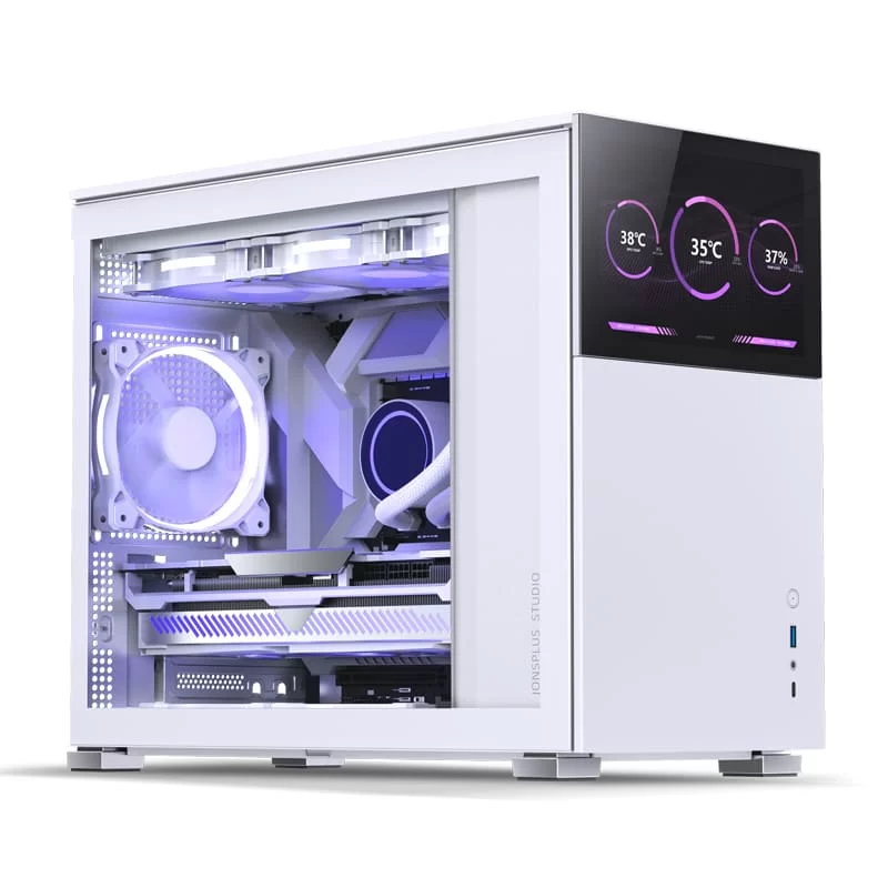 Jonsbo D31 STD SCREEN White M-ATX Case - Sub HD-LCD Display 23 Jonsbo D31 STD SCREEN White M-ATX Case - Sub HD-LCD Display - Ảnh 23