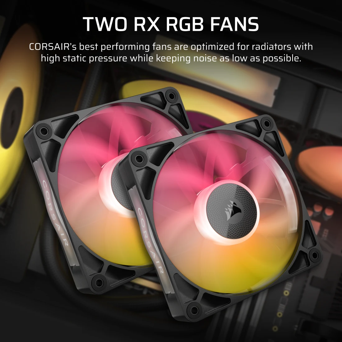 CORSAIR iCUE LINK TITAN 240 RX RGB AIO Liquid CPU Cooler (CW-9061016-WW) - Black, 240mm radiator, 2x 120mm RX120 RGB fans, iCUE LINK System Hub included 10 CORSAIR iCUE LINK TITAN 240 RX RGB AIO Liquid CPU Cooler (CW-9061016-WW) - Black, 240mm radiator, 2x 120mm RX120 RGB fans, iCUE LINK System Hub included - Ảnh 10