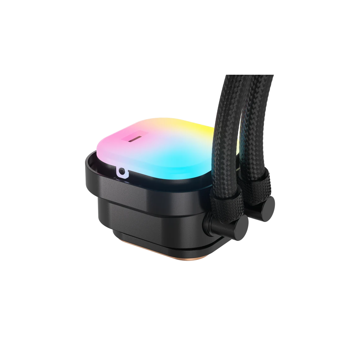 CORSAIR iCUE LINK TITAN 240 RX RGB AIO Liquid CPU Cooler (CW-9061016-WW) - Black, 240mm radiator, 2x 120mm RX120 RGB fans, iCUE LINK System Hub included 5 CORSAIR iCUE LINK TITAN 240 RX RGB AIO Liquid CPU Cooler (CW-9061016-WW) - Black, 240mm radiator, 2x 120mm RX120 RGB fans, iCUE LINK System Hub included - Ảnh 5