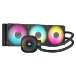 CORSAIR iCUE LINK TITAN 360 RX RGB AIO Liquid CPU Cooler (CW-9061018-WW) - Black, 360mm radiator, 3x 120mm RX120 RGB fans, iCUE LINK System Hub included