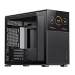 Jonsbo D31 MESH SCREEN Black M-ATX Case - Sub HD-LCD Display